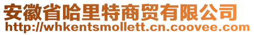 安徽省哈里特商貿有限公司