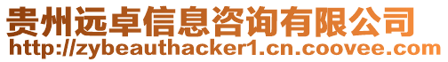 貴州遠卓信息咨詢有限公司