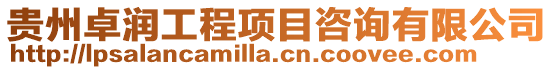 貴州卓潤工程項目咨詢有限公司