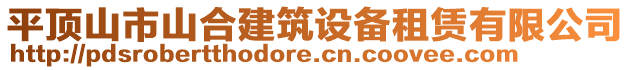 平頂山市山合建筑設備租賃有限公司