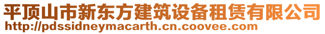 平頂山市新東方建筑設(shè)備租賃有限公司