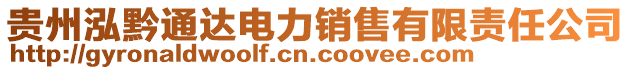 貴州泓黔通達電力銷售有限責任公司