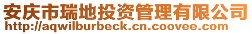 安慶市瑞地投資管理有限公司
