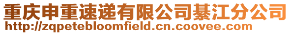 重慶申重速遞有限公司綦江分公司