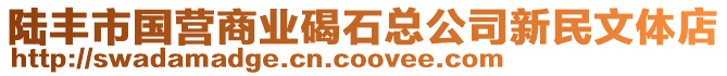 陸豐市國(guó)營(yíng)商業(yè)碣石總公司新民文體店