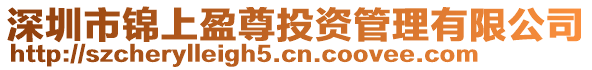 深圳市錦上盈尊投資管理有限公司