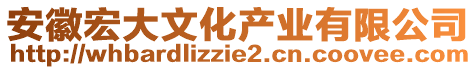 安徽宏大文化產(chǎn)業(yè)有限公司