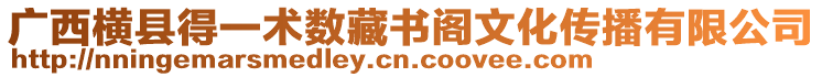 廣西橫縣得一術數藏書閣文化傳播有限公司