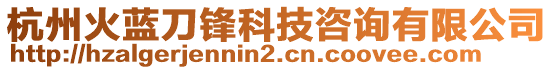 杭州火藍(lán)刀鋒科技咨詢有限公司