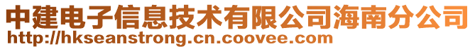 中建電子信息技術有限公司海南分公司