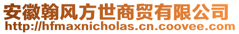 安徽翰風(fēng)方世商貿(mào)有限公司
