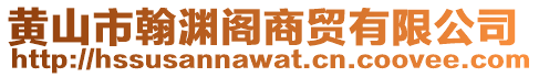 黃山市翰淵閣商貿有限公司