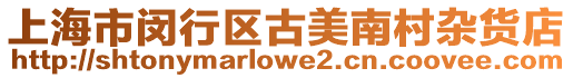 上海市閔行區(qū)古美南村雜貨店