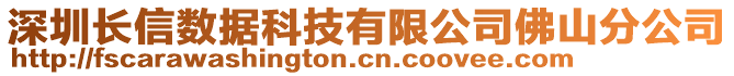 深圳長信數(shù)據(jù)科技有限公司佛山分公司