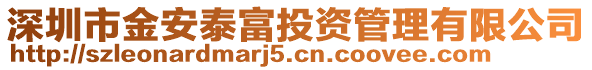 深圳市金安泰富投資管理有限公司