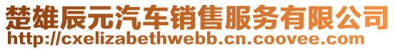 楚雄辰元汽車(chē)銷(xiāo)售服務(wù)有限公司