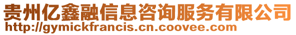 貴州億鑫融信息咨詢服務(wù)有限公司