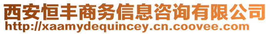 西安恒豐商務(wù)信息咨詢有限公司