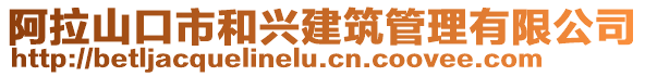 阿拉山口市和興建筑管理有限公司