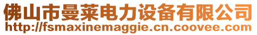 佛山市曼萊電力設備有限公司