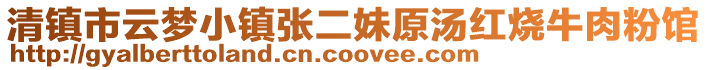清鎮市云夢小鎮張二妹原湯紅燒牛肉粉館