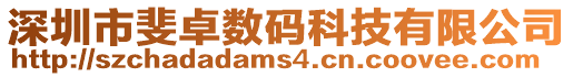 深圳市斐卓數碼科技有限公司