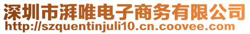 深圳市湃唯電子商務(wù)有限公司