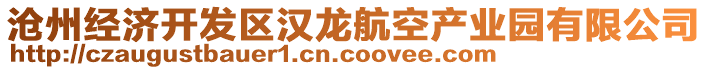 滄州經(jīng)濟(jì)開發(fā)區(qū)漢龍航空產(chǎn)業(yè)園有限公司