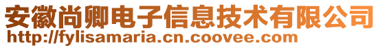 安徽尚卿電子信息技術(shù)有限公司