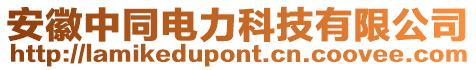 安徽中同電力科技有限公司