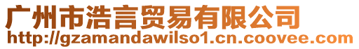 廣州市浩言貿(mào)易有限公司