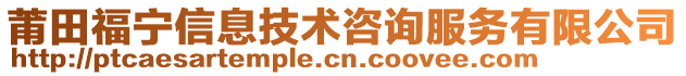 莆田福寧信息技術(shù)咨詢(xún)服務(wù)有限公司