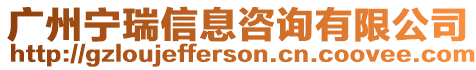 廣州寧瑞信息咨詢有限公司
