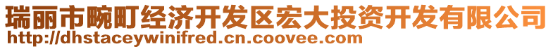 瑞麗市畹町經(jīng)濟開發(fā)區(qū)宏大投資開發(fā)有限公司