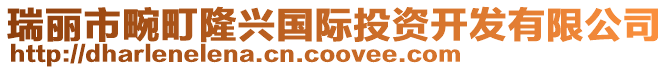 瑞麗市畹町隆興國際投資開發(fā)有限公司