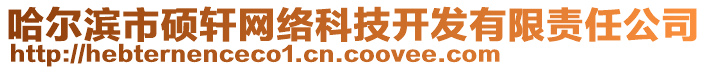 哈爾濱市碩軒網(wǎng)絡(luò)科技開(kāi)發(fā)有限責(zé)任公司