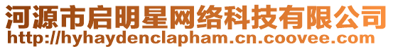 河源市啟明星網絡科技有限公司