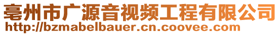 亳州市广源音视频工程有限公司