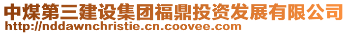 中煤第三建設集團福鼎投資發(fā)展有限公司