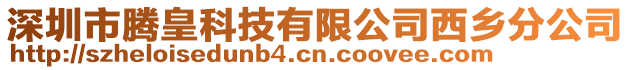 深圳市騰皇科技有限公司西鄉(xiāng)分公司
