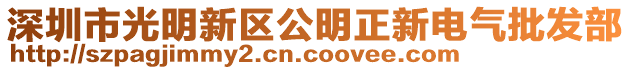 深圳市光明新區(qū)公明正新電氣批發(fā)部