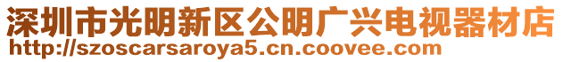深圳市光明新區(qū)公明廣興電視器材店