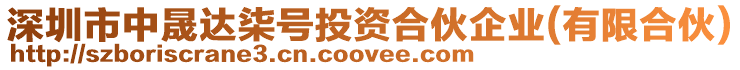 深圳市中晟達柒號投資合伙企業(yè)(有限合伙)