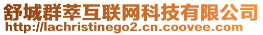 舒城群萃互聯(lián)網(wǎng)科技有限公司