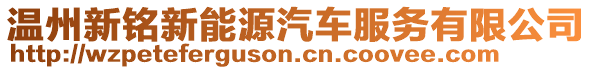 溫州新銘新能源汽車服務有限公司