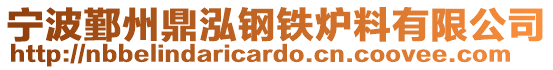 宁波鄞州鼎泓钢铁炉料有限公司