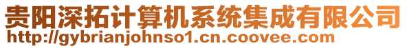 貴陽深拓計算機系統(tǒng)集成有限公司