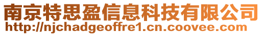 南京特思盈信息科技有限公司