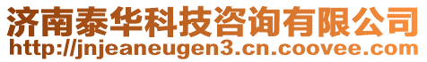 濟(jì)南泰華科技咨詢有限公司