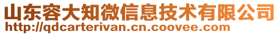 山東容大知微信息技術有限公司